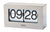 AMS bordsklocka silver med LED digital display 09:28 (24h)