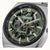 Ingersoll Vert I14304 Herrenuhr im Detail: grünes Skelettzifferblatt mit Automatikwerk