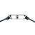 Bering Classic Damenuhr Oberseite mit Krone und blauem Milanaise-Armband
