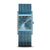 Bering Damenuhr mit blauem Zifferblatt, Saphirglas und Milanaise-Armband