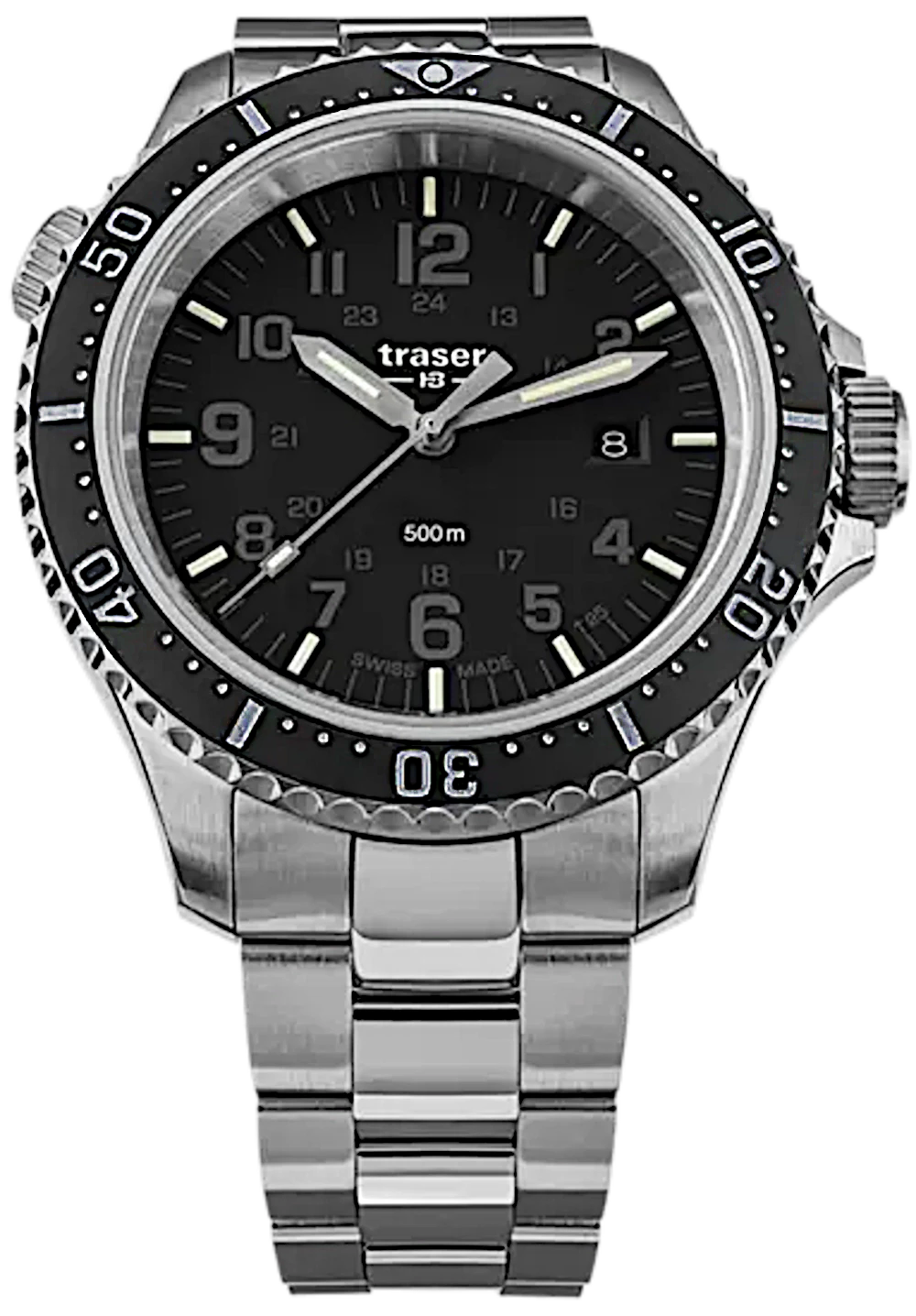 Zegarek męski Traser P67 Diver 109376 • Trigalight H3 • Wodoszczelność 50 ATM