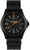 Traser P67 armbandsur med svart textilarmband och svart urtavla, orange visare