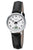 Regent FR-296 Damen Armbanduhr Schwarz/Silberfarben • Funkuhr DCF77 • Gut Ablesbar