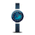 Damenuhr mit blauem Zifferblatt und dunkelblauem Metallarmband