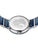 Bering Keramik-Armbanduhr mit Armband; Gehäuseboden mit Weltkarten-Engravur