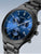 Herren-Armbanduhr BERING: blaues Zifferblatt mit mehreren Chronographen-Zählern und Zeigern