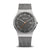 Bering Herrenuhr mit grauem Zifferblatt und Milanaise-Armband, Saphirglas