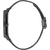 Herrenarmbanduhr Ansicht von der Seite mit Milanaise-Armband und Krone.