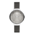 Damenuhr von Danish Design mit grauem Zifferblatt, Mesh-Edelstahlband und rundem Gehäuse