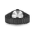 Herrenarmbanduhr Danish Design mit schwarzem Metallarmband, Gehäuseboden mit Gravur