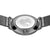 Bering Herrenuhr Rückseite mit gravierter Weltkarte und Metallmaschenarmband