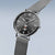 Bering Herrenuhr mit grauem Zifferblatt, Metallmaschenarmband und kleiner Sekunde