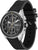 BOSS Volane 1513953 Herrenuhr mit Chronograph, schwarzem Zifferblatt und Kautschukband