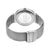 Herrenarmbanduhr BERING Max René mit Mesh-Armband und Gehäuseboden von hinten