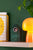 Retro LED Cuckoo-klocka, grönt hus med LED-display 12:01 på hyllan