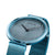 Bering Damen-Armbanduhr, blaues Zifferblatt mit Wellenoptik und Edelstahl-Mesh