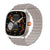 Sport-Aktivitätstracker mit grauem Armband, Metallgehäuse und Herzfrequenzanzeige