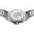 Bering Herrenarmbanduhr Gehäuseboden mit Weltkarten-Design und Edelstahlband