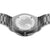Herrenarmbanduhr Rückseite mit markierter Gehäusefläche und Edelstahlgliederband
