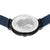 Herrenarmbanduhr Rückseite mit Gravur, Milanaiseband und schwarzer Gehäusekante