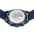 Bering Herrenuhr Chronograph Rückseite mit Gravur und blauem Milanaise-Armband