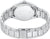 s.Oliver damklocka bakifrån med silverfärgat metallarmband, runt urverk och vikbart spänne