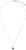 Silversfärgat barnhalsband med fjärilshänge och färgglada stenar, hela kedjan
