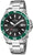 Festina herrarmbandsur med grön urtavla, automatisk, rostfritt stålband, safirglas