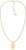 Venezialänk med dog tag-hänge i guldfärgad look, med kedjefäste