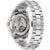 Zegarek automatyczny Bulova z widocznym mechanizmem i bransoletą ze stali szlachetnej