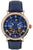 Herrenarmbanduhr Carl von Zeyten Murg mit blauem Zifferblatt, Roségold-Gehäuse und Lederband