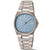 Boccia Titanium Damenarmbanduhr mit hellem blauen Zifferblatt, Titanarmband und Saphirglas