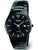Herrenarmbanduhr Boccia mit schwarzem Keramikband, schwarzem Zifferblatt, Datumsfenster