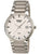 Herrenarmbanduhr Boccia Titanium mit silbernem Metallarmband, weißem Zifferblatt und Datumsanzeige