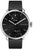 Smartklocka med svart urtavla och svart silikonarmband