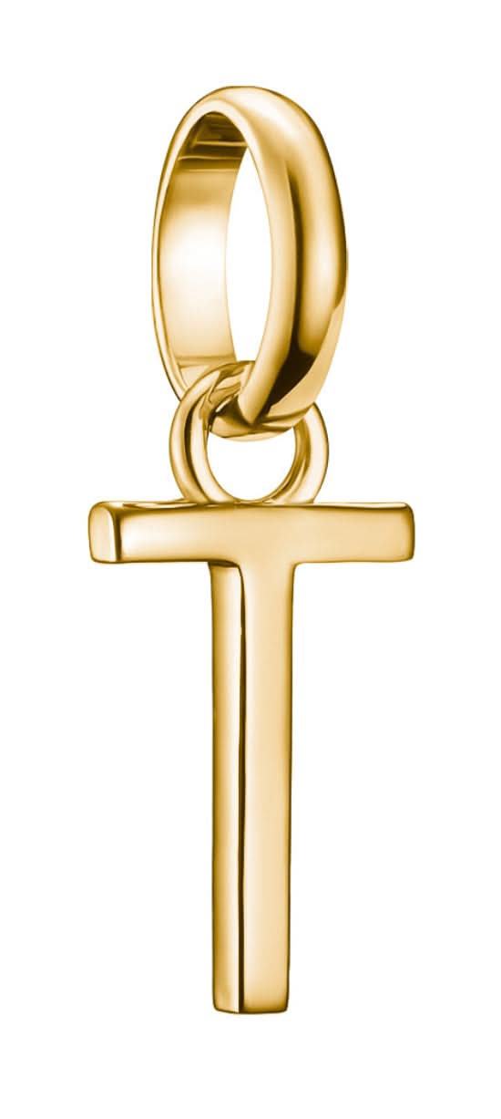 Thomas Sabo Charm-hänge Bokstav T Connect, förgyllt