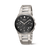 Boccia Herrenarmbanduhr mit Chronograph, schwarzem Zifferblatt und Titankettenarmband