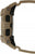 G-Shock herrklocka från sidan med beige boett, svarta reglage och plastarmband
