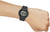 Herrklocka med digital urtavla, svart armband och digital tidsvisning