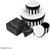 Thomas Sabo 925 silver chain in gift box with pouch and pendants, black-white