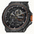 Herrenarmbanduhr Ingersoll The Rigger: Nahaufnahme des Automatik-Skelettwerks, schwarz