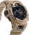G-Shock herrklocka med beige boett, mörk urtavla och stora skyddsknappar