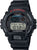 Casio G-Shock digital klocka, svart boett och armband, belyst LCD-display