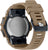 G-Shock herrklocka bakifrån med beige boett och silverfärgad boettbaksida på armbandet