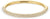 Guldpläterat armband i rostfritt stål med strassdetaljer, oval form