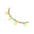Prinzessin Lillifee 2033365 Armband Guld • IP-Guldbeläggning • Karabinkerlås