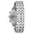 Bulova Herrenuhr, Edelstahlgehäuse-Rückseite und massives Edelstahlarmband