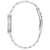 Bulova Damenarmbanduhr mit Edelstahlarmband, Seitenansicht des Gehäuses
