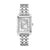 Bulova Sutton Damen-Armbanduhr: silberfarbenes Metallband, analoges Zifferblatt, Edelstahlgehäuse