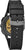 Bulova herrklocka sedd bakifrån med svart armband och justerbart spänne